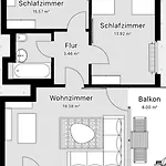 Supersuite2 Bohoapartment Balkon *