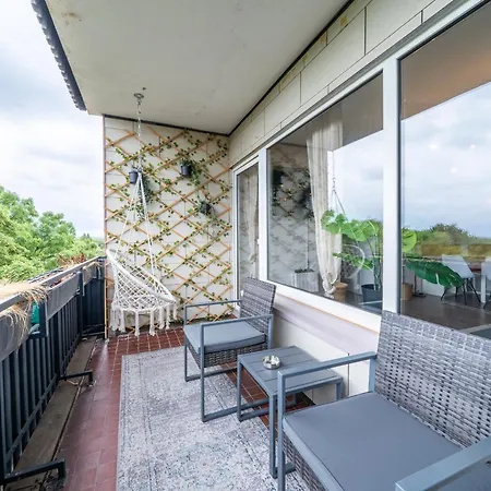 アパート Supersuite2 Bohoapartment Balkon ヘルネ